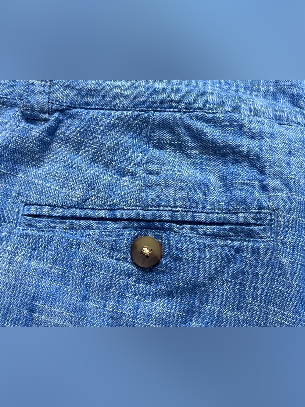 Vineyard Vines Men’s Light Blue Flat-Front Shorts, size 36, 8”inseam, like new. - Picture 6 of 7